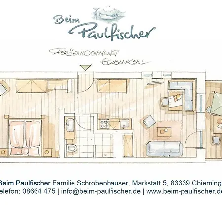 Apartment Beim Paulfischer - Eckbankerl Chieming